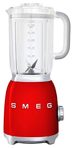 SMEG Batidora BLF01RDEU, 800 W, 0.45 litros, Metal