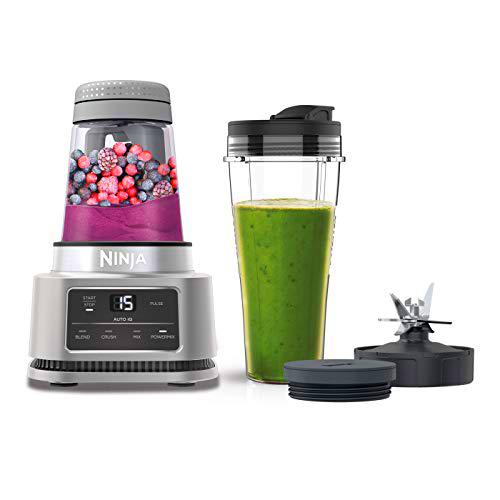 Ninja Foodi CB100EU - Batidora 2 en 1 Power Nutri con vaso de 700 ml y cuenco de 400 ml