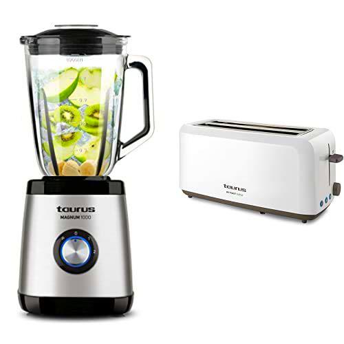 Taurus Optima Magnum Batidora de vaso, 1000 W, 1.5 L