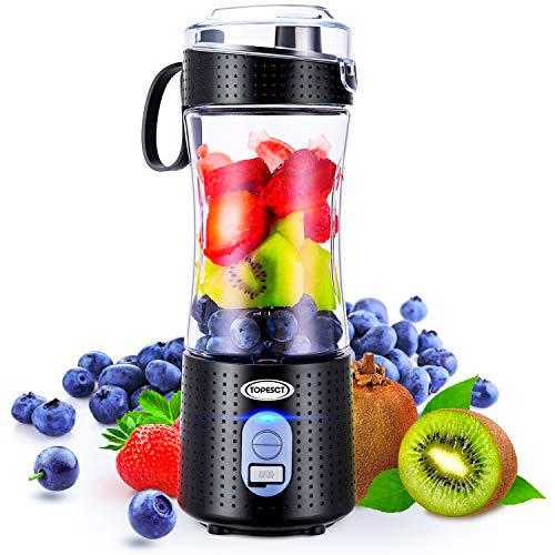 TopEsct Mini Batidora Portátil Personal para Batidos y Smoothies