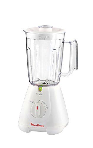 Moulinex Faciclic - Batidora de vaso, 400 W, jarra plástico de 1.25 L