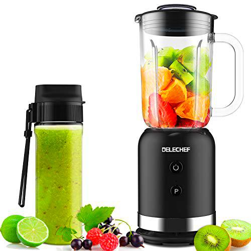 DELECHEF Batidora Vaso, Batidora Smoothie, Batidoras Multifuncional