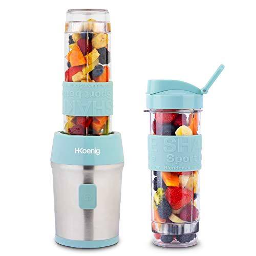 H.Koenig SMOO16 Batidora de Vaso Portátil, Smoothie Maker