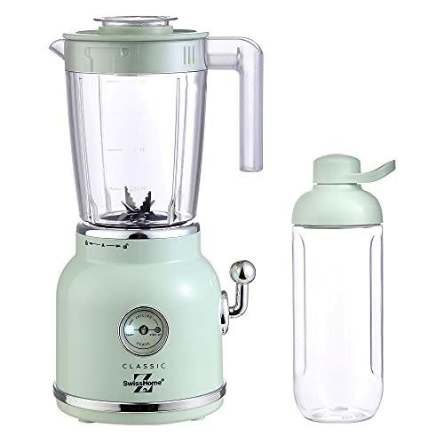 Swiss Home Batidora de Vaso 2 en 1 (800 ml) 250W, verde (Q4107)