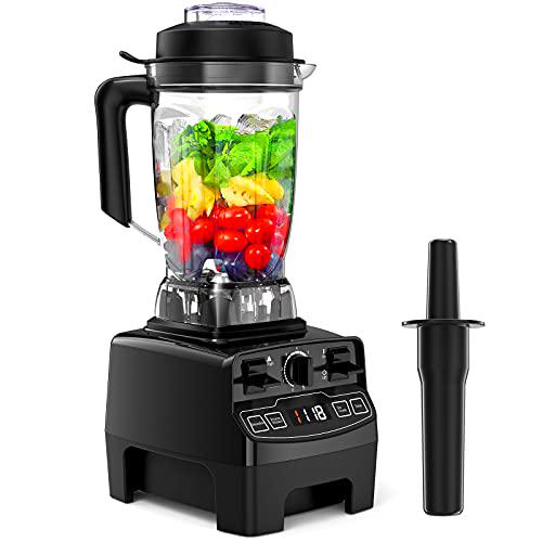 Batidora de Vaso 2000W, Blender Licuadora Profesional con 4 Programas y 8 Velocidades