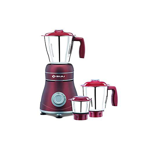 Bajaj Ivora Silky Caramel Batidora Picadora De Vaso De 800 W Con 3 Jarras De Acero Inoxdibable