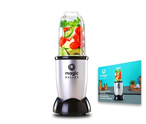 MagicBullet 200 W plata - Mini batidora y picadora hace superalimentos de alimentos simples