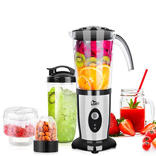 Multifunctional Mixers, Uten 4-in-1 Stainless Steel Electric Smoothie Machine