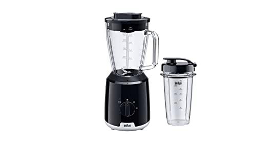 Braun PowerBlender 1, Batidora con Jarra Triangular en Vidrio