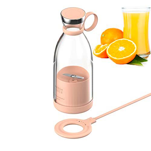 Licuadora para smoothies, 380 ml, recargable por USB