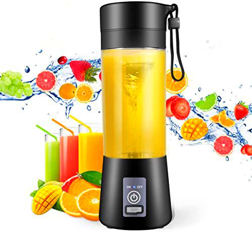 Batidora portátil, mini Juicer Cup Blender USB recargable para batidos y batidos