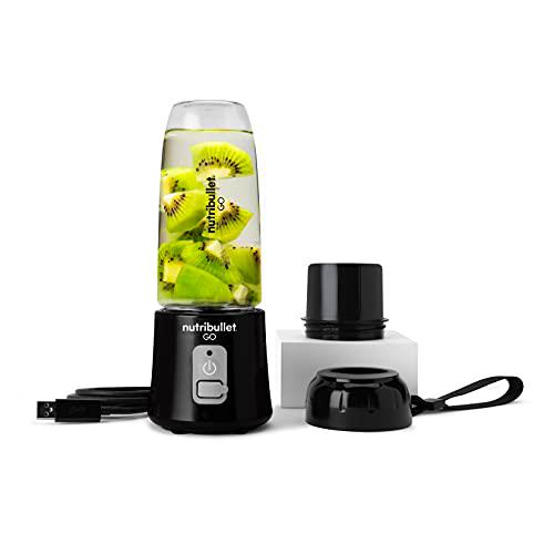 Nutribullet 1636 GO Licuadora inalámbrica (negro), 7 x 3.5 x 3.5 pulgadas