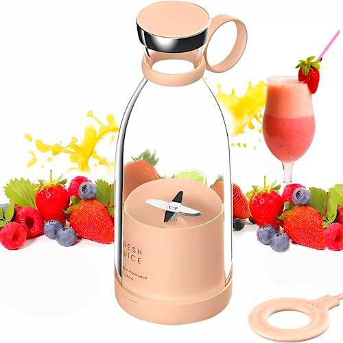 Batidora Portátil Recargable de 350ml - Mini Licuadora para Smoothies y Batidos