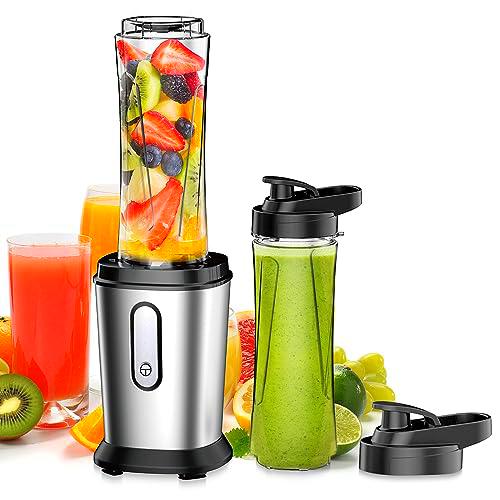 Batidora de Vaso Individual, 500W Portátil Batidora Smoothie