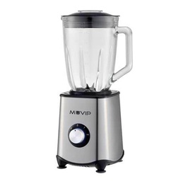 Muvip Batidora de Vaso 1300W 1.5L - 2 Velocidades - Cuerpo y Chuchillas de Acero Inoxidable