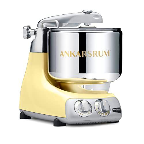 Ankarsrum Assistent 6230 Crema - 1500 W | Cuenco de acero inoxidable 7L | Aluminio reciclado | Hecho a mano en Suecia | Robusto y versátil