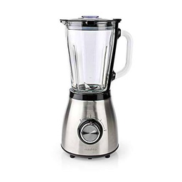 Blender | 800 W | 1.5 L | Vidrio | 2 Ajuste de Velocidad | Plata/Negro