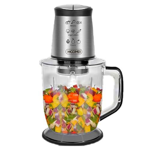 Picadora de cocina eléctrica de 1,5 ml, 400 W, batidora para frutas y carnes y verduras