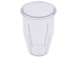 Vaso de plástico de 550 cl, altura de 15 cm, para batidora batidora Sirio profesional