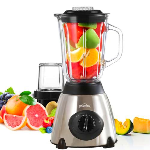 HOMELUX Batidora de Vaso 1.5L, Blender &amp; Molinillo 2-en-1