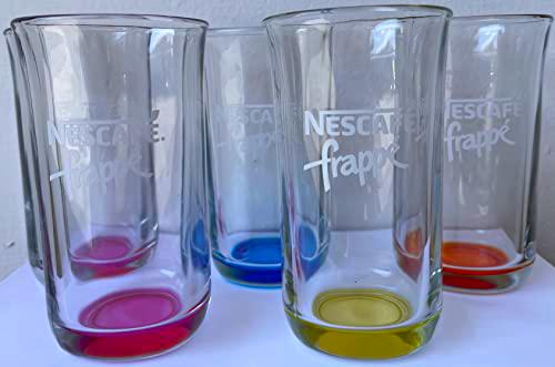 5 piezas griego Nescafe Classic Frappe Original cristal