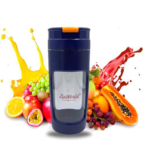 ZiaWorld Licuadora portátil de 600 ml para jugo, batido