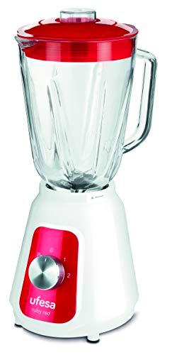 Ufesa BS4717 RUBY RED Batidora de vaso, 1500W de potencia