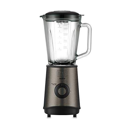 Black+Decker BXJB800E Batidora de Vaso, 800 W, 1.5 litros