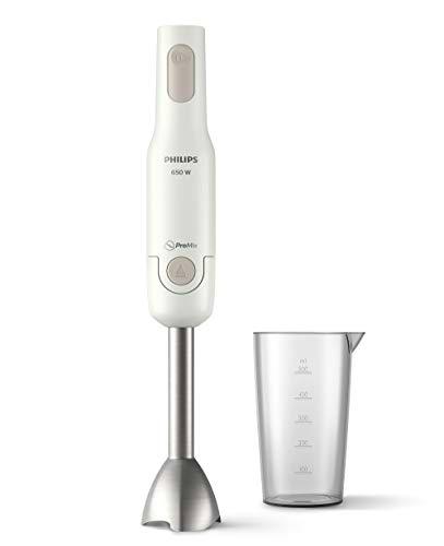 Philips Hr2534/00 Batidora de Mano Promix con Vaso y Cuchillas S-Blade Incluidos, 650 W